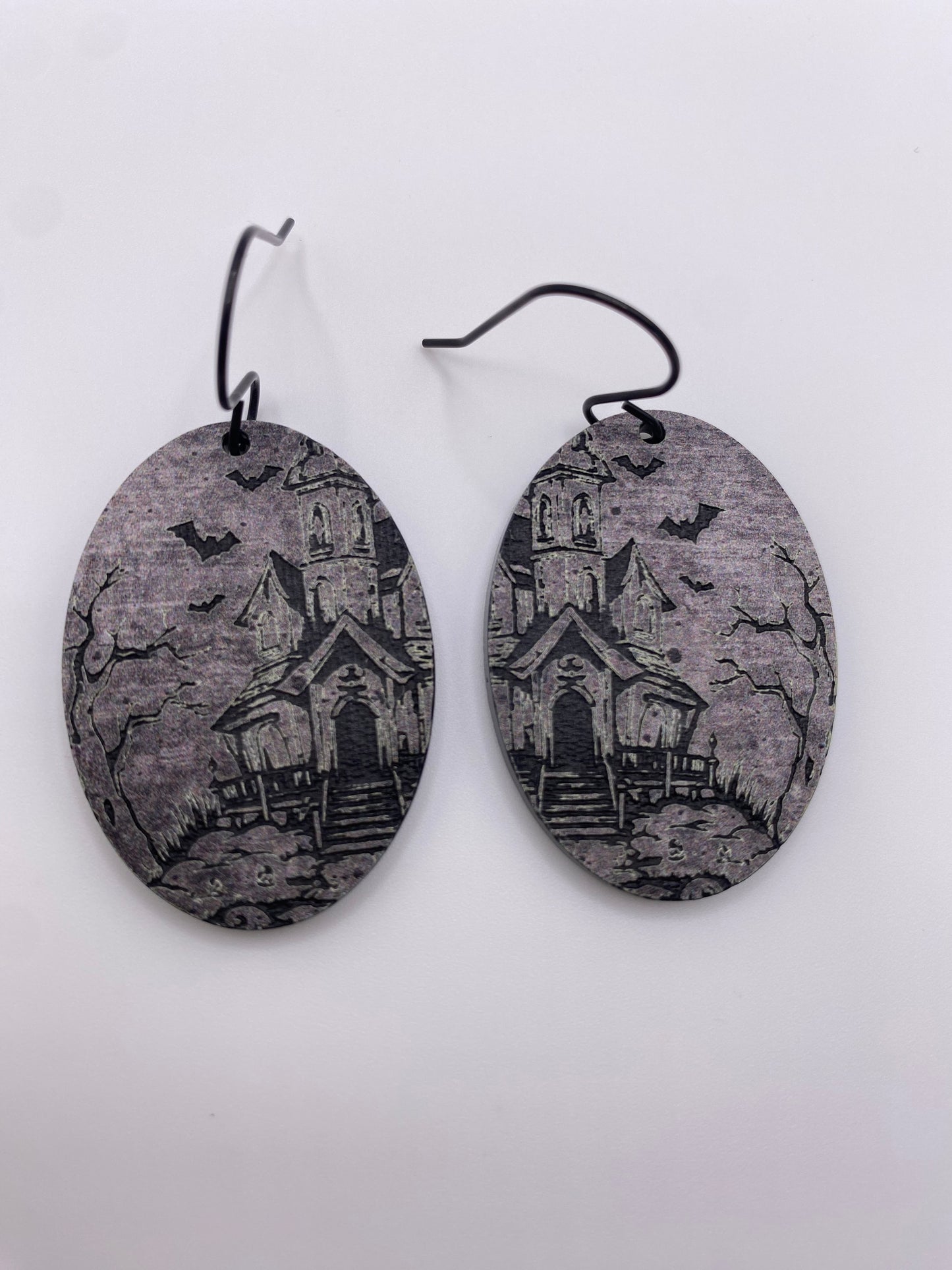 Haunted House Earrings