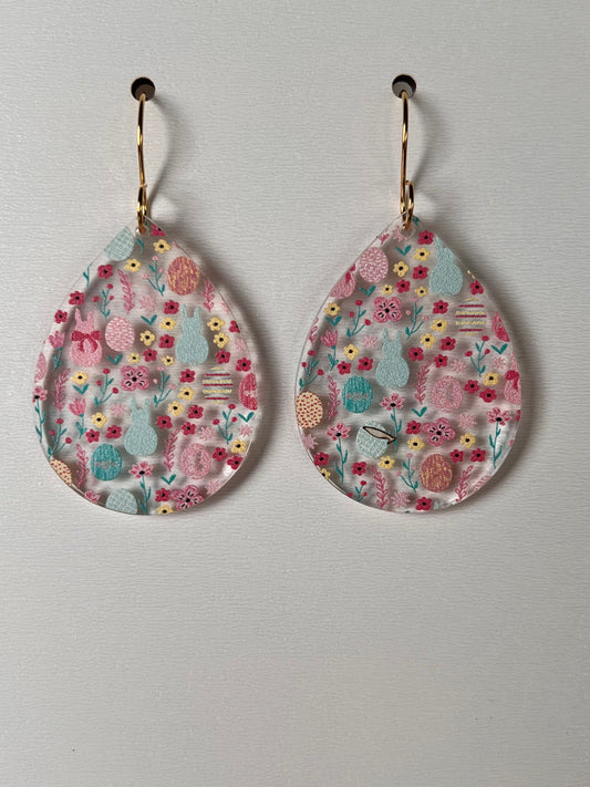 Easter Teardrop Earring