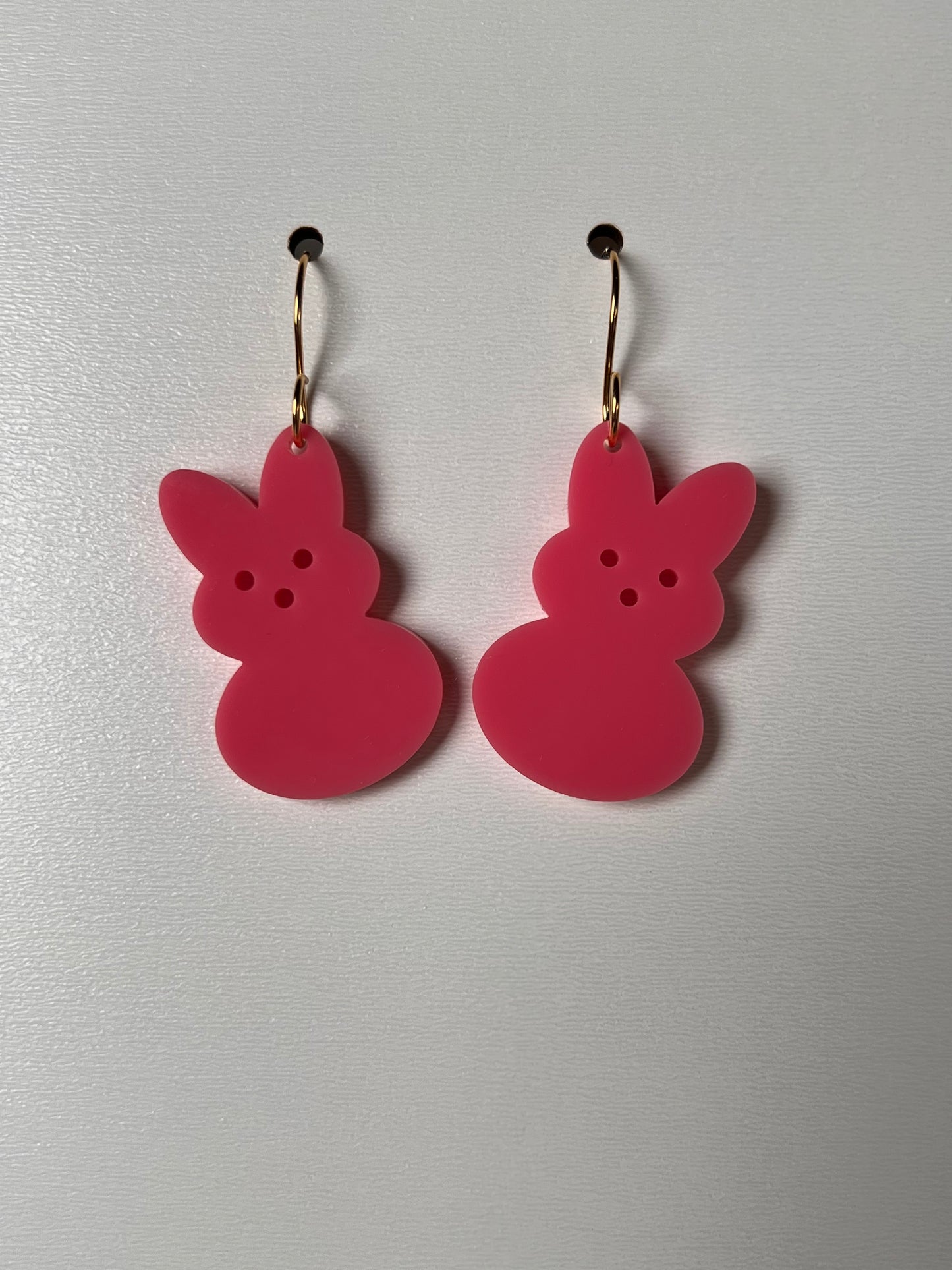 Marshmallow Bunny Earrings