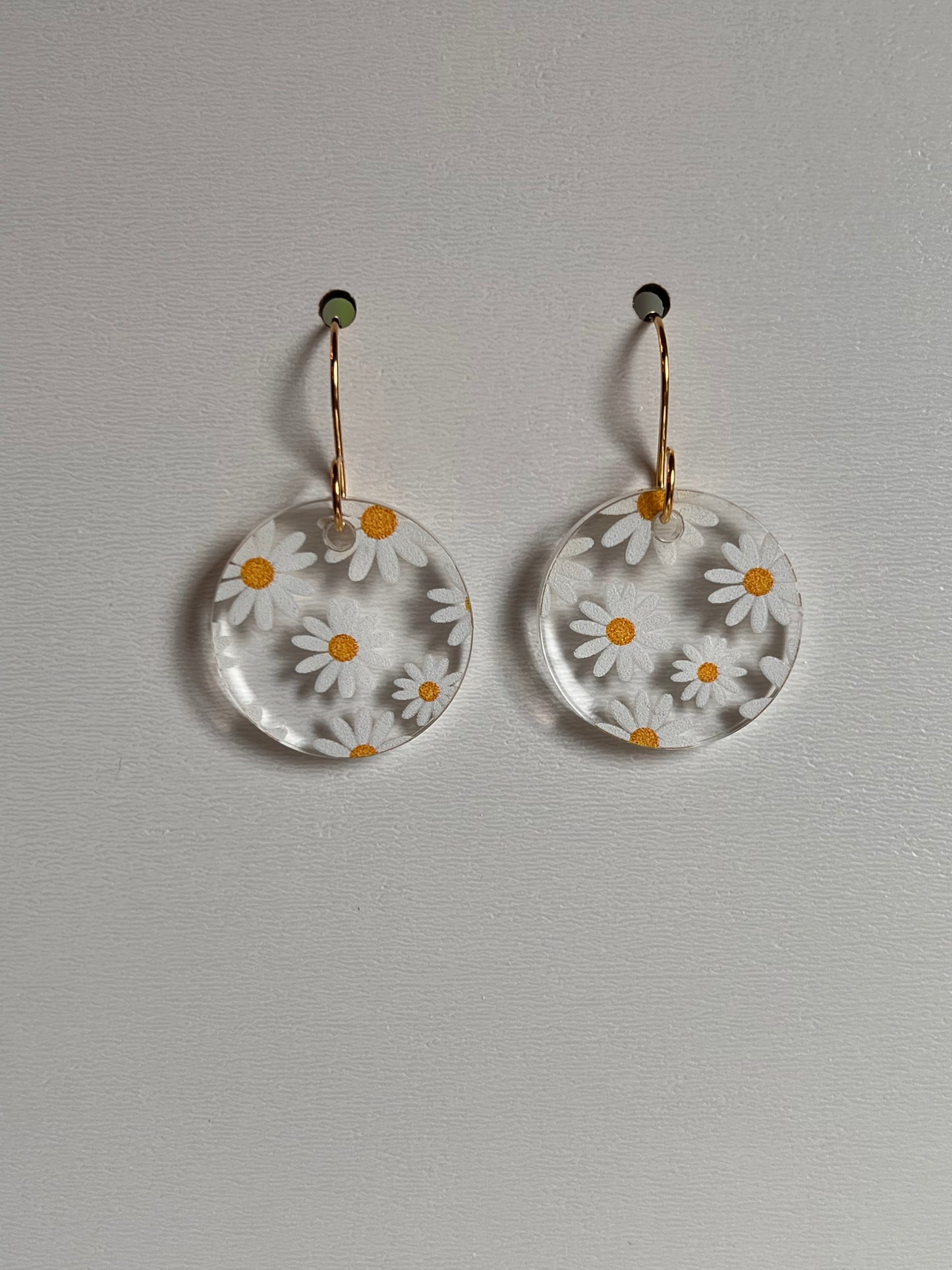 Daisy Print Earrings