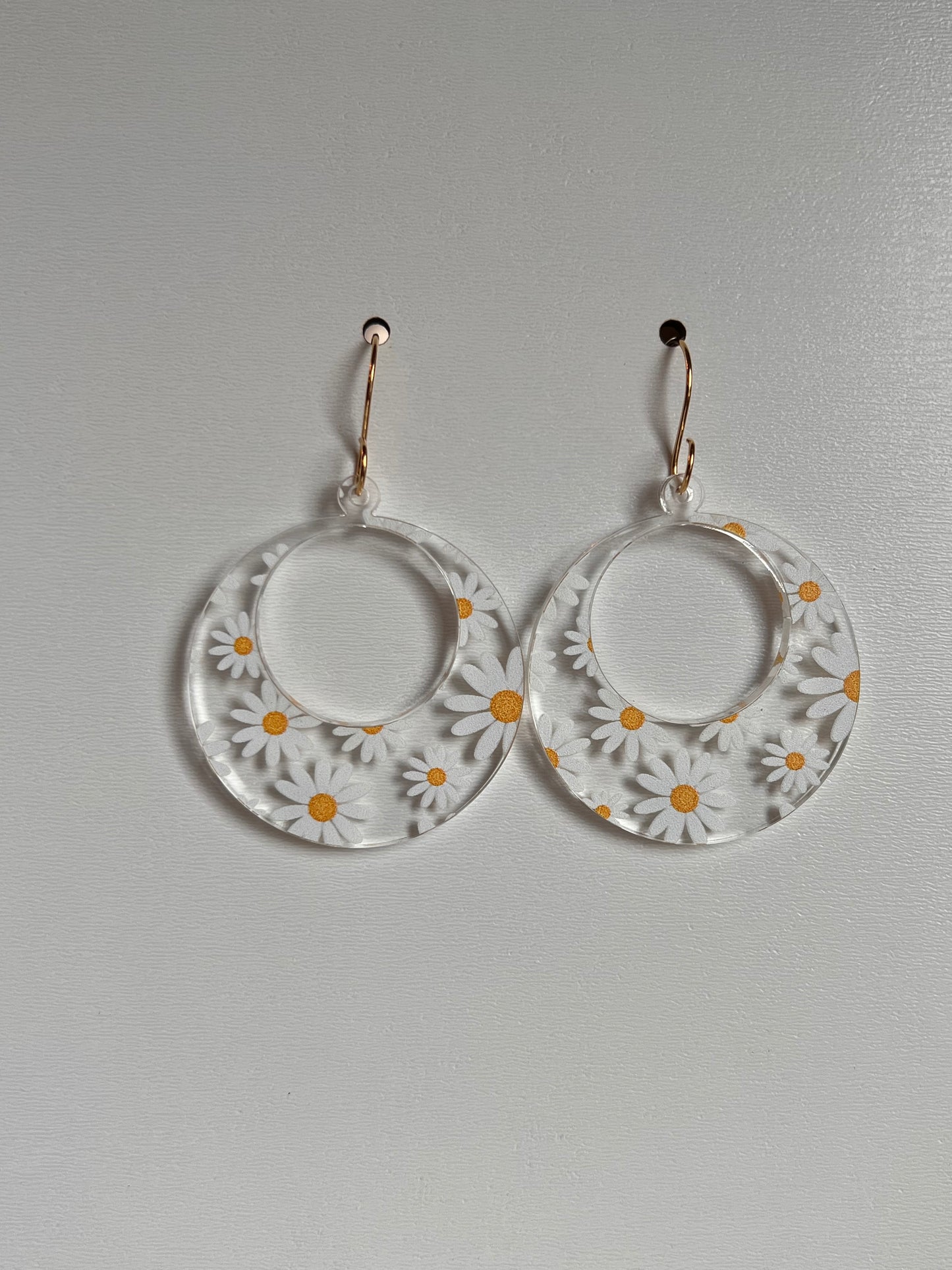 Daisy Print Earrings